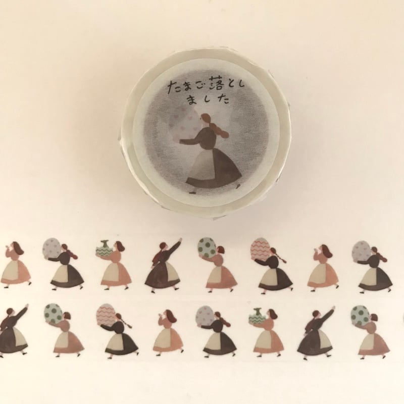 マスキングテープ＜たまご落としました＞ | ネクタイウェブショップ