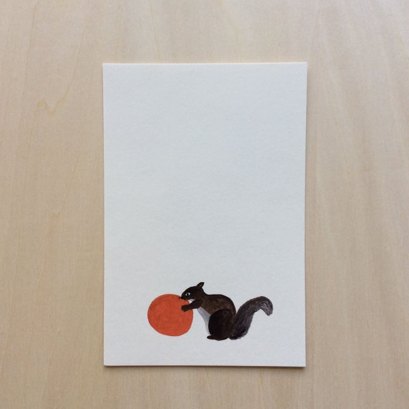 ポストカード＜りす＞ | ネクタイウェブショップ