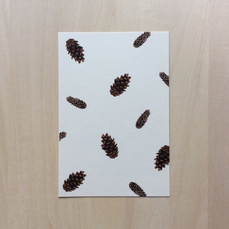 ポストカード＜まつぼっくり＞ | ネクタイウェブショップ