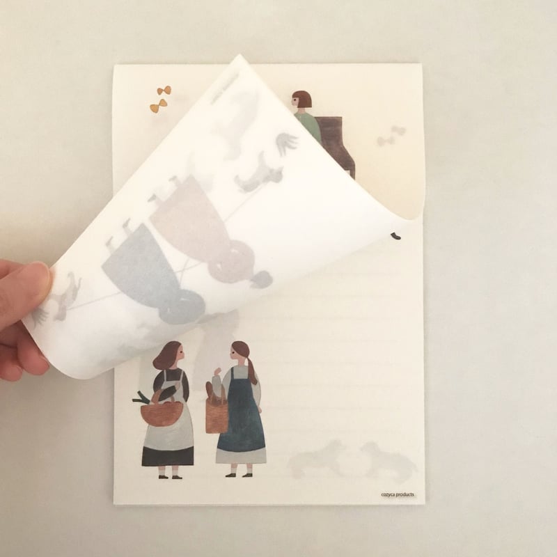 ネクタイ さん 美濃和紙 便箋 おしゃべり