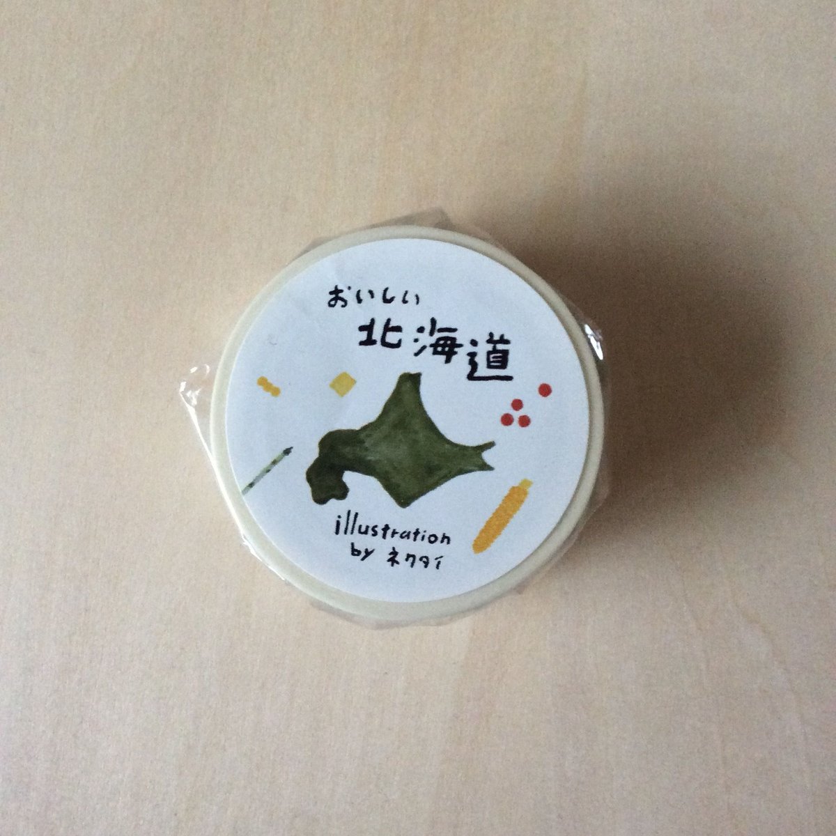 手紙社 マスキングテープ＜おいしい北海道＞ | ネクタイウェブショップ