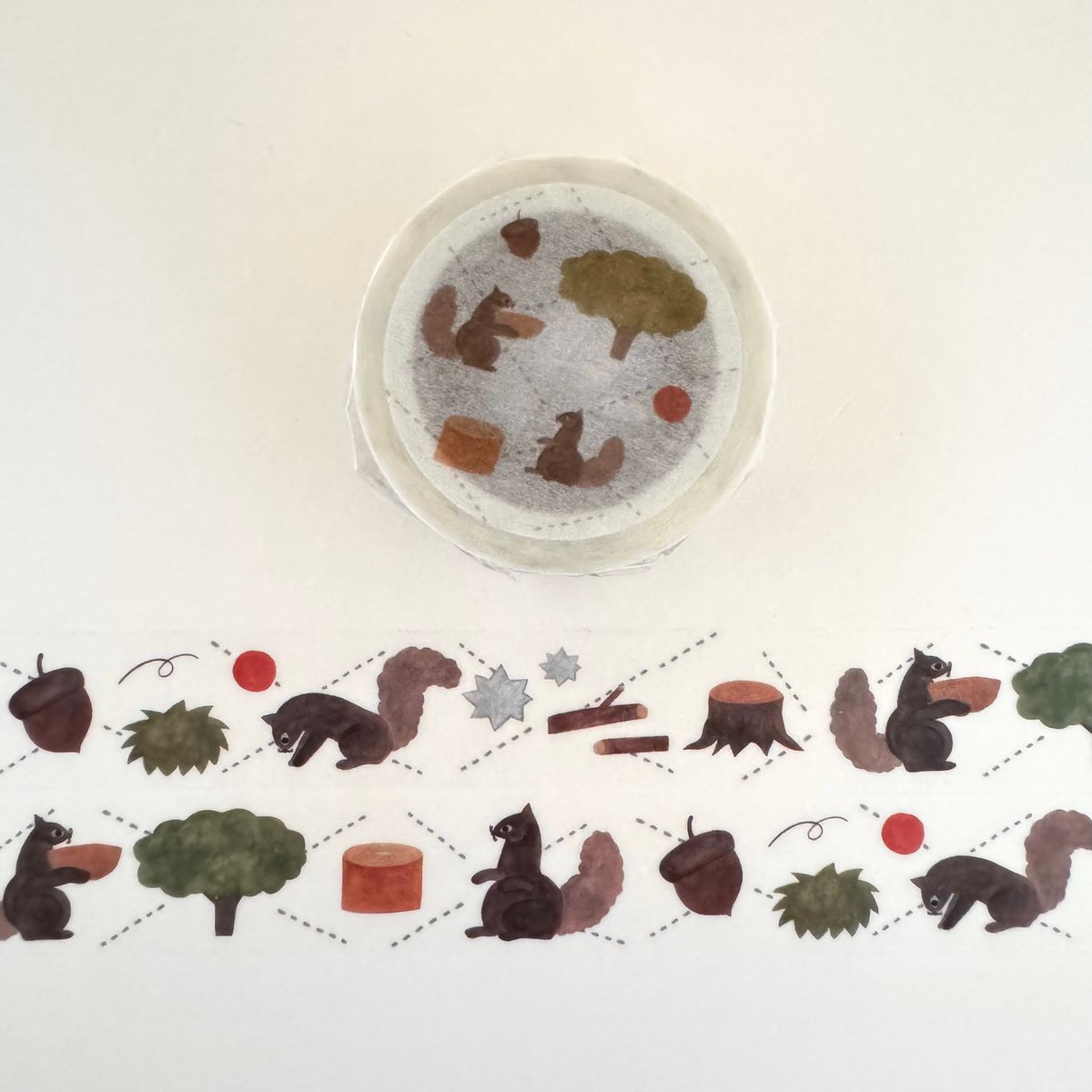 マスキングテープ＜くるみピューン＞ | ネクタイウェブショップ