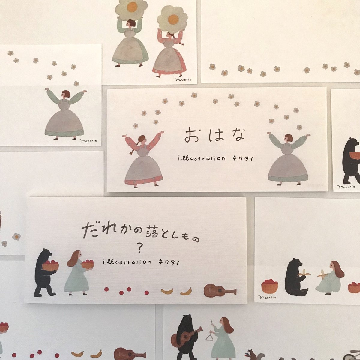 cozyca products 一筆箋＜おはな＞ | ネクタイウェブショップ