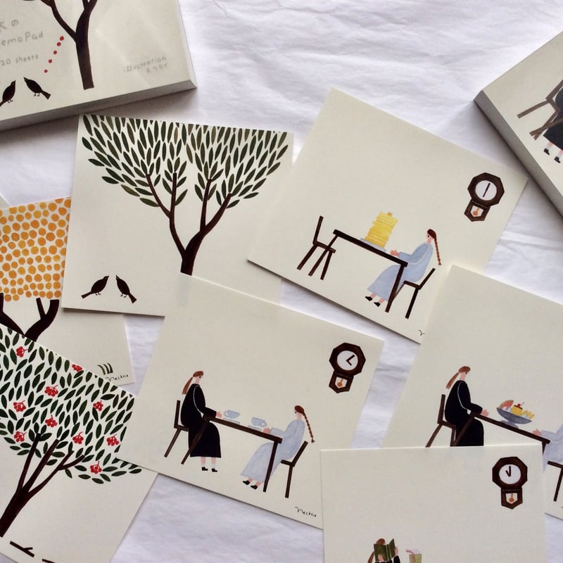 cozyca products メモパッド＜喫茶店＞ | ネクタイウェブショップ