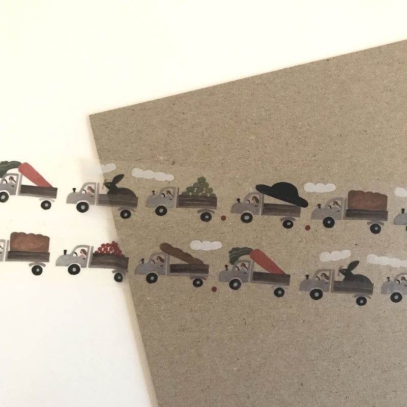 表現社(cozyca products) ネクタイ 透明マスキングテープ TRUCK