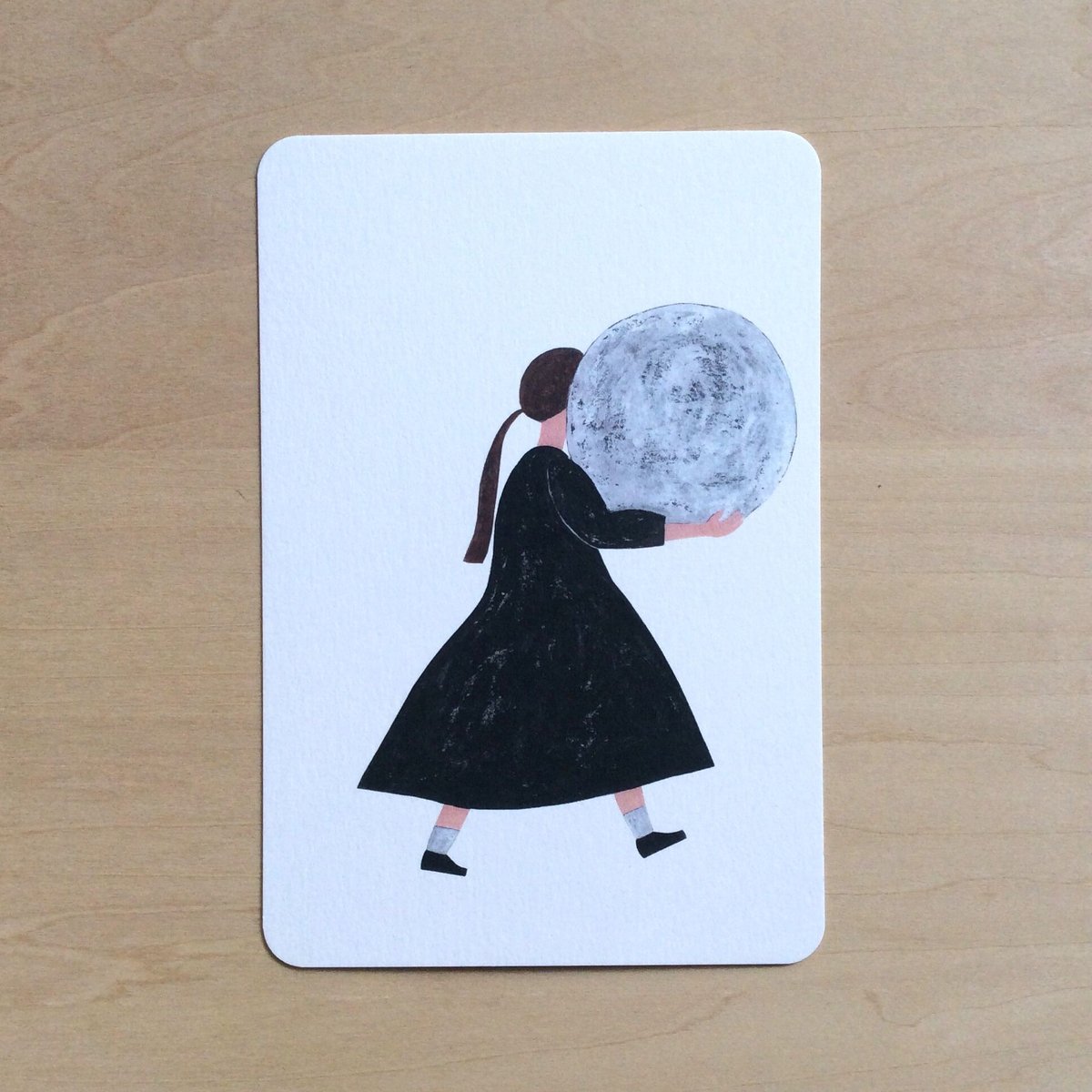 ポストカード＜Carry 月のポストカード＞ | ネクタイウェブショップ