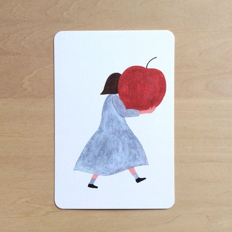 Carry りんごのポストカード