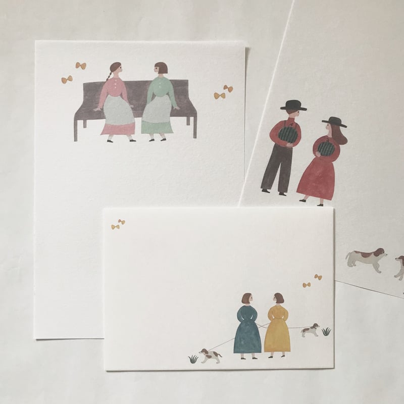 ネクタイ さん 美濃和紙 便箋 おしゃべり