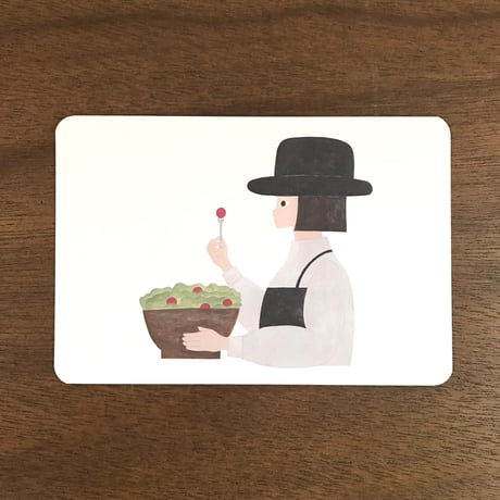 サラダ  ポストカード
