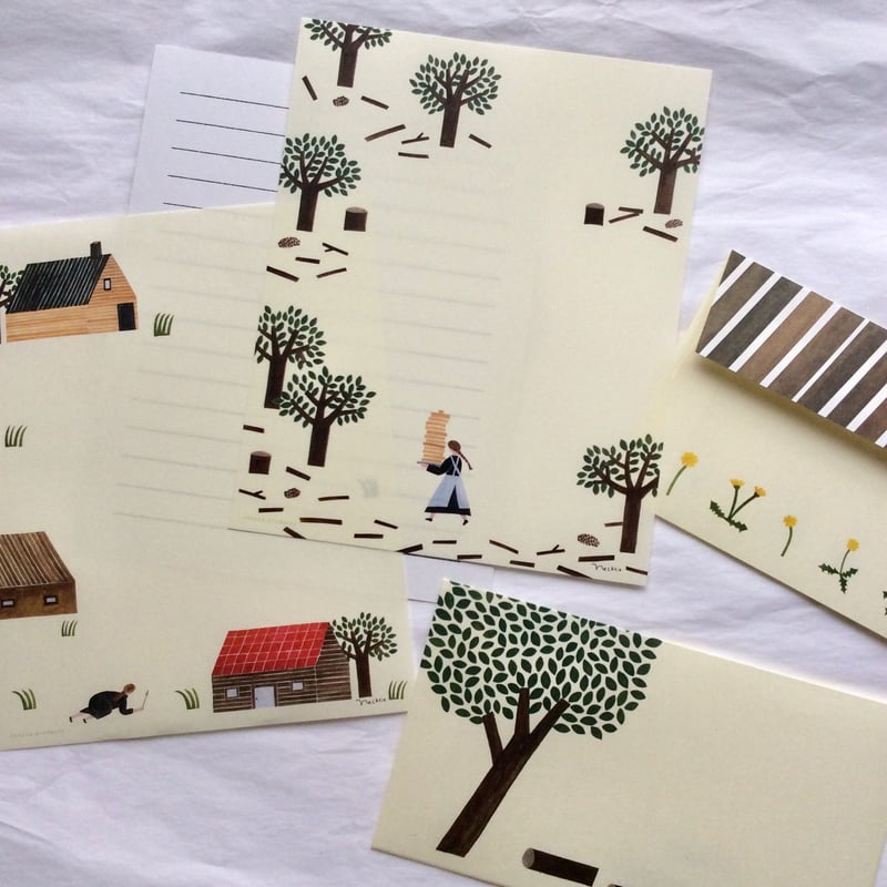 cozyca products レターセット＜ねこを探しています＞ | ネクタイ