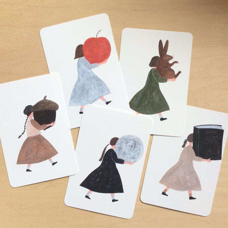 ポストカード＜Carry りんごのポストカード＞ | ネクタイウェブショップ