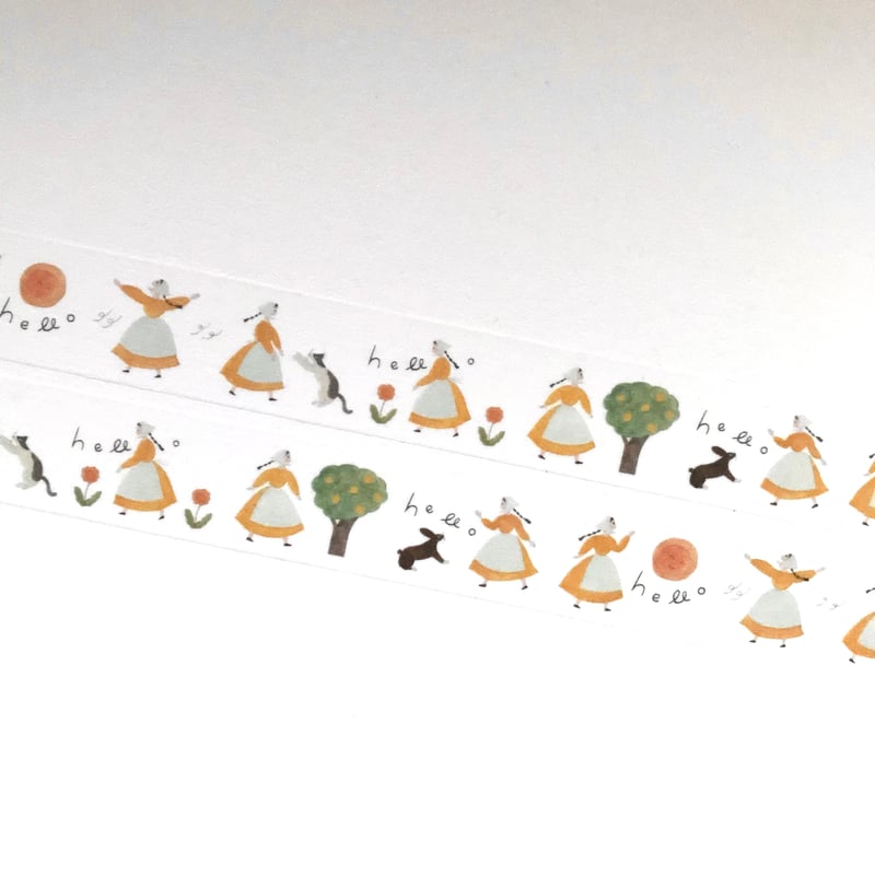 手紙社 マスキングテープ＜ハローさん＞ | ネクタイウェブショップ