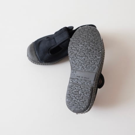 Cienta T STRAP SHOES black/dyed N77997(21(12.5cm)～34(21cm))