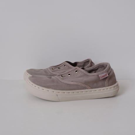 Cienta DECK SHOES gris claro/ムラ染め 86777(29(18cm)～36(22.5cm))