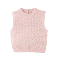 Gingersnaps GIRLS DAHLIA VEST WITH SCALLOP DETAILS(4Y,6Y)