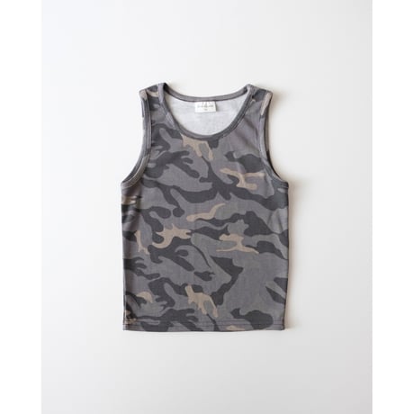 50%OFF 15(140-150cm)ラスト1点 CAMO TANK KHAKI