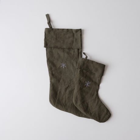 50%OFF LA PETITE ALICE Christmas Stocking with SilverSnowflake Large(全2色)