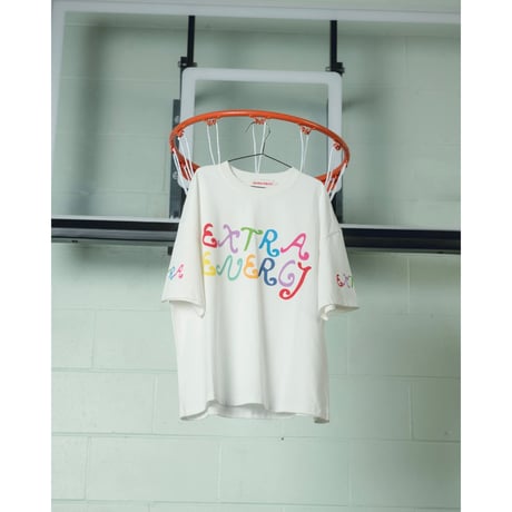 EXTRA-EXTRA EXTRA ENERGY TEE - WHITE(4-5Y,6-7Y,8-9Y,10-11Y,12-13Y)