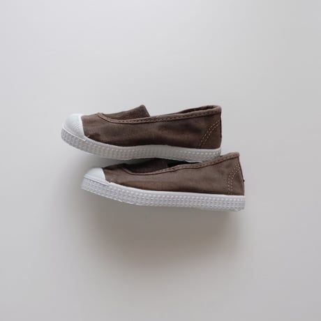 Cienta SLIP-ON SHOES nogal/ムラ染め(23(14cm)24(14.5cm)25(15cm))