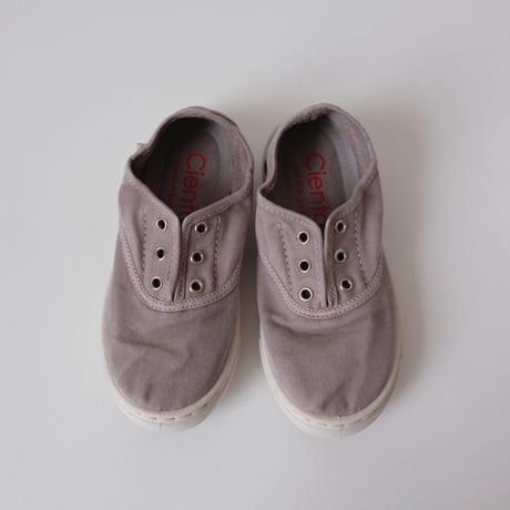 Cienta DECK SHOES gris claro/ムラ染め 86777(29(18cm)～36(22.5cm))