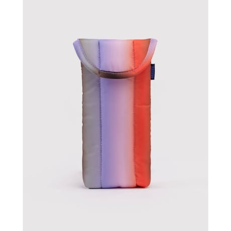 BAGGU Puffy Glasses Sleeve Gradient Stripe Poppy & Lilac