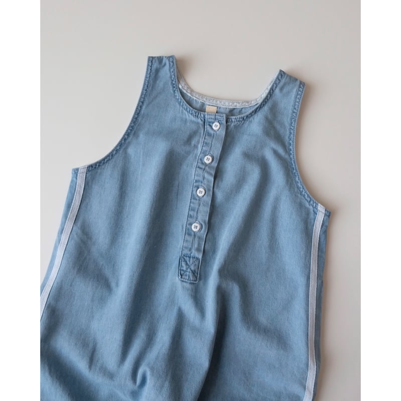 Twin Collective Ozzie Overall - Side Stripe Blu