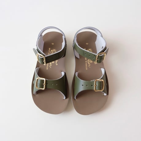 Salt-Water SANDALS SURFER Olive(CH5(13cm)CH9(16cm)CH10(17cm)YTH1(21cm))