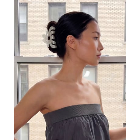 Buttermilk Rebekah Claw Clip in Classic Pearl
