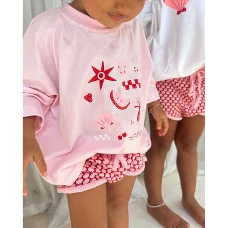 70%OFF Banks Basics INKA TIE VEST+BAMBA KNIT SHORT PINK + RED(S,M,L,XL)