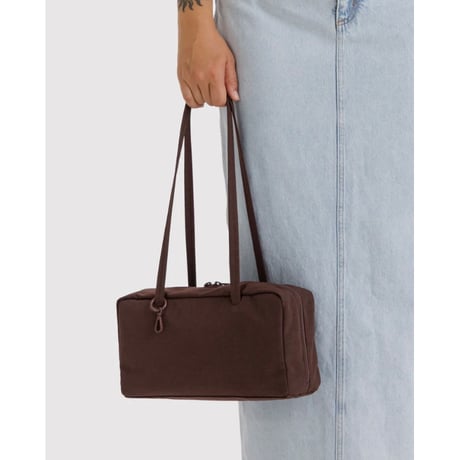 BAGGU Nylon Bowler Bag Coffee