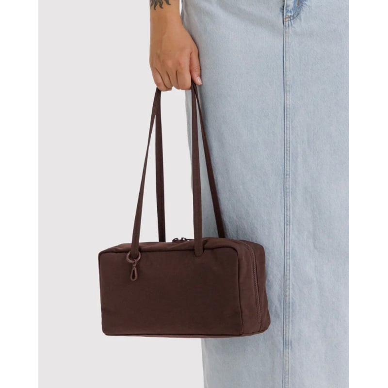 BAGGU Nylon Bowler Bag Coffee | UNO babewear