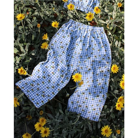 Twin Collective Peggy Pant - Sunflower Check(1y,3y(2-3),4y,6y,)
