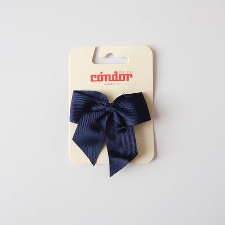 50%FF Condor Hair Clip with grossgrain bow(全4色)