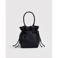 BAGGU Nylon Drawstring Bag Black