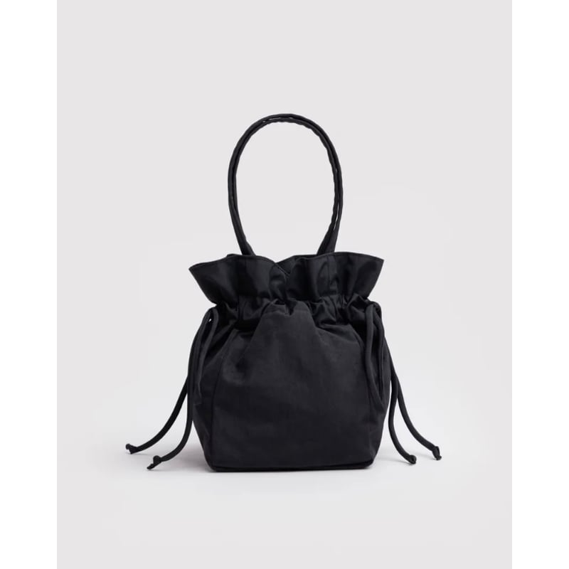 BAGGU Nylon Drawstring Bag Black | UNO babewear