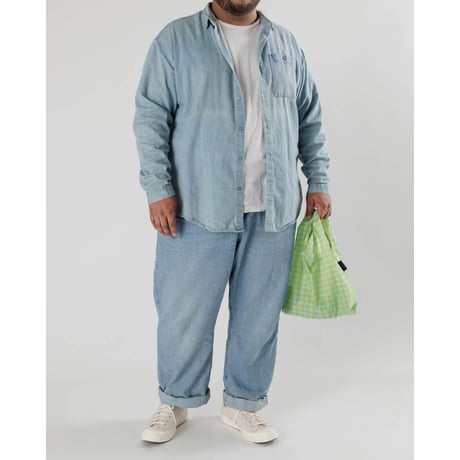 BAGGU BABY BAGGU MINT GREEN GINGHAM