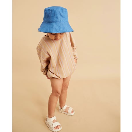 70%OFF KOTER FRANKIE RIVER WOVEN ROMPER Beige stripe(18-24m,2-3y)