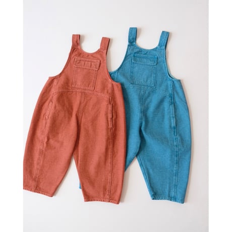 50%OFF KOTER KAI OVERSIZED BLUE DENIM DUNGAREES Blue mist(2-3y,3-4y,4-5y)
