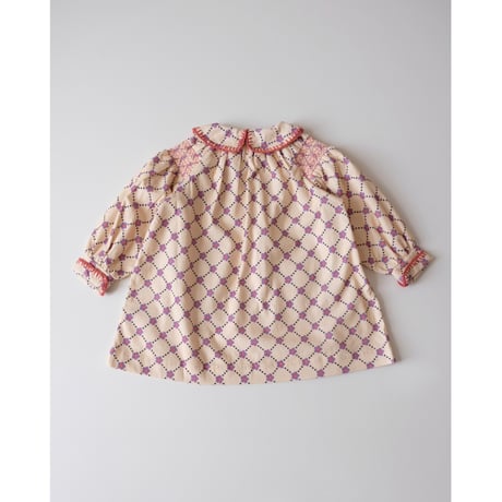 50%OFF 6Yラスト1点 hello Simone Martha dress Floral check
