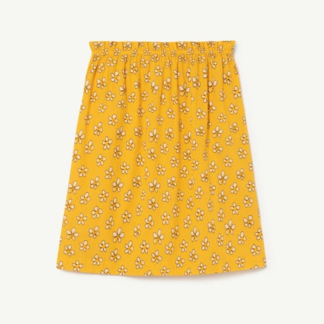 70%OFF THE ANIMALS OBSERVATORY Yellow Flowers Kitten Skirt(4Y,12Y)