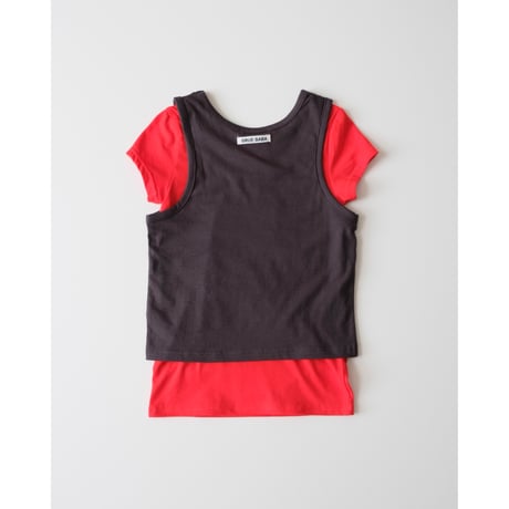 50%OFF JL(140-150cm)ラスト1点 UNI SET red×black