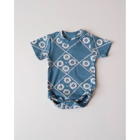 30%OFF 3-6Mラスト1点 SUMMER & STORM BABY BODY - BLUE FLORAL