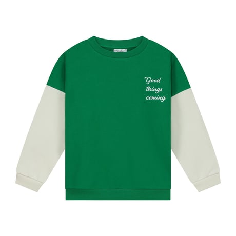 70%OFF Daily Brat GOOD THINGS COMING SWEATER GREEN(2-3Y,3-4Y)