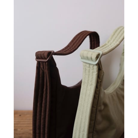 BAGGU Mini Nylon Shoulder Bag Coffee