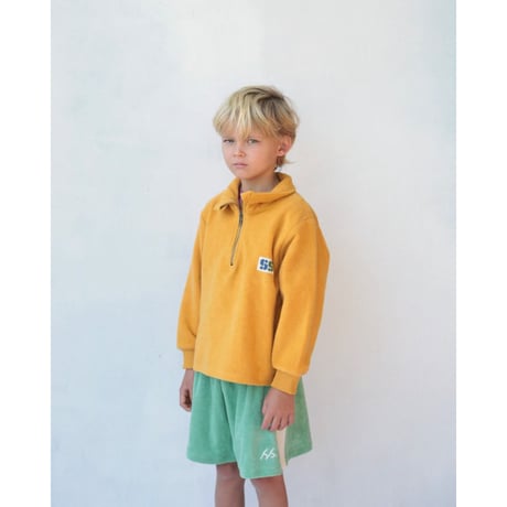 SUMMER & STORM TERRY PANEL SHORT - GREEN