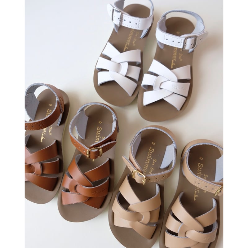 Salt-Water SANDALS SWIMMER Latte(CH6(14cm)～YTH3