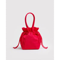 BAGGU Nylon Drawstring Bag Candy Apple