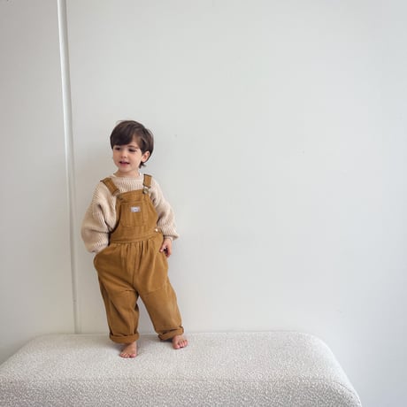 Twin Collective CARPENTER OVERALL - FADED TAN(6mo,4,6,8)