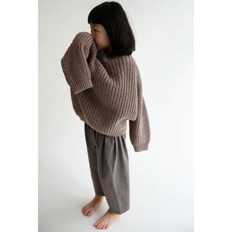 70%OFF Façade NUAGE KNITTED SWEATER - BROWN MIX(2y.3y)