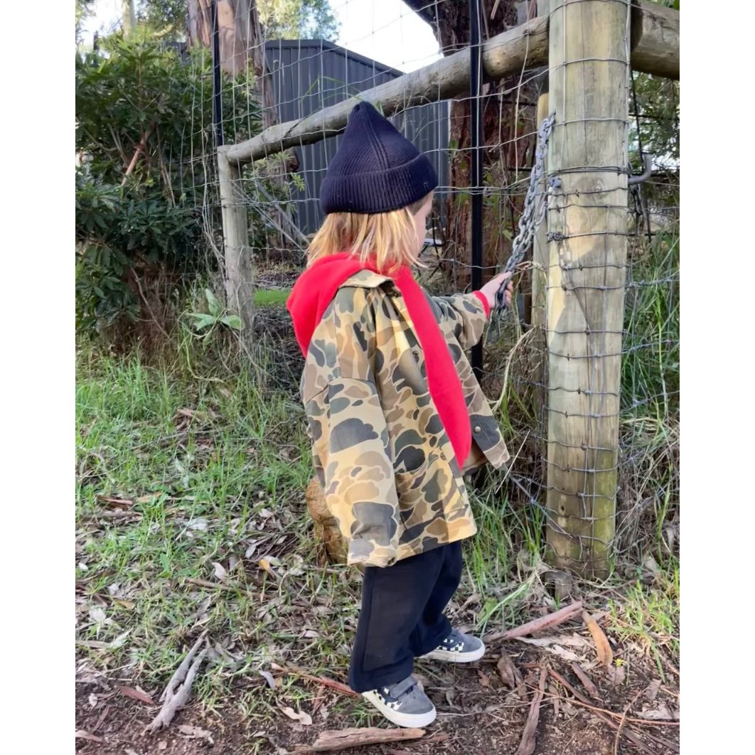 ZIGGY ZAZA troop drill jacket dune camo(2-3Y,3-